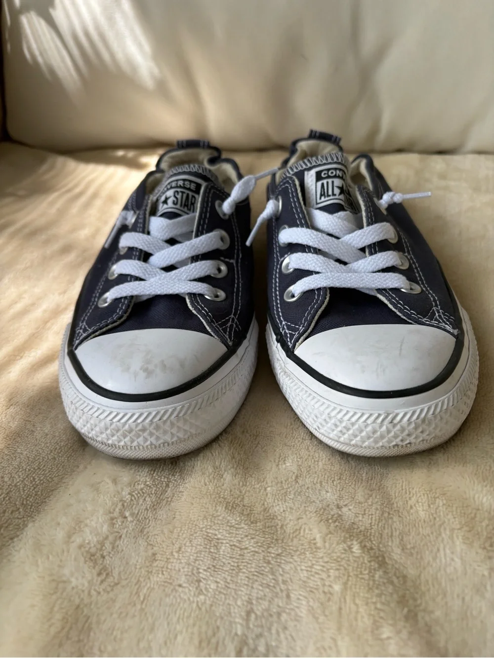 Converse Shoreline All Star Slip On Sneakers• size 8.5• Navy Blue🔥 - Picture 7 of 13